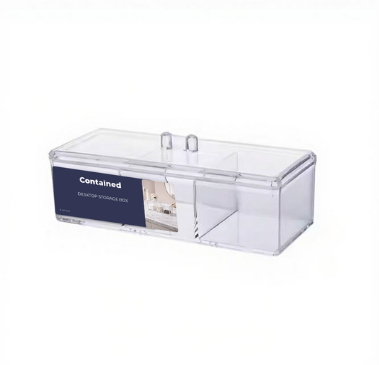 3 CELL DESKTOP STORAGE BOX
