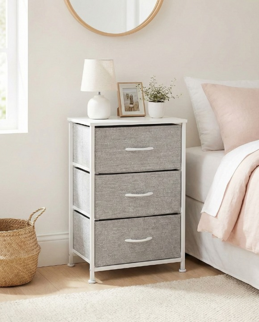 3 DRAWER METAL FRAME CABINET