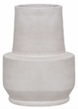 CARVED LINED CLAY VASE