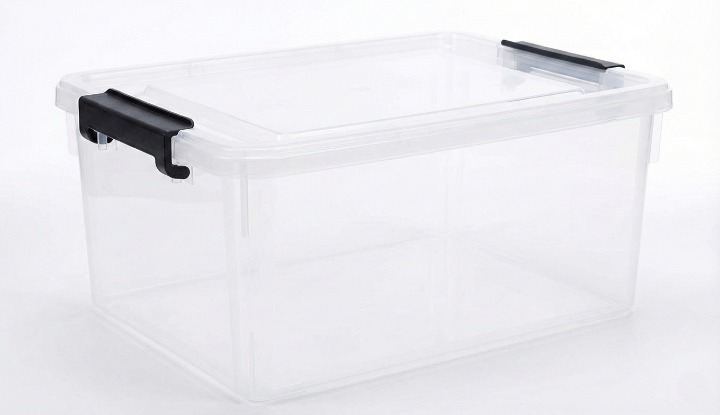 2 PC CLEAR CONTAINER STORAGE - 7L