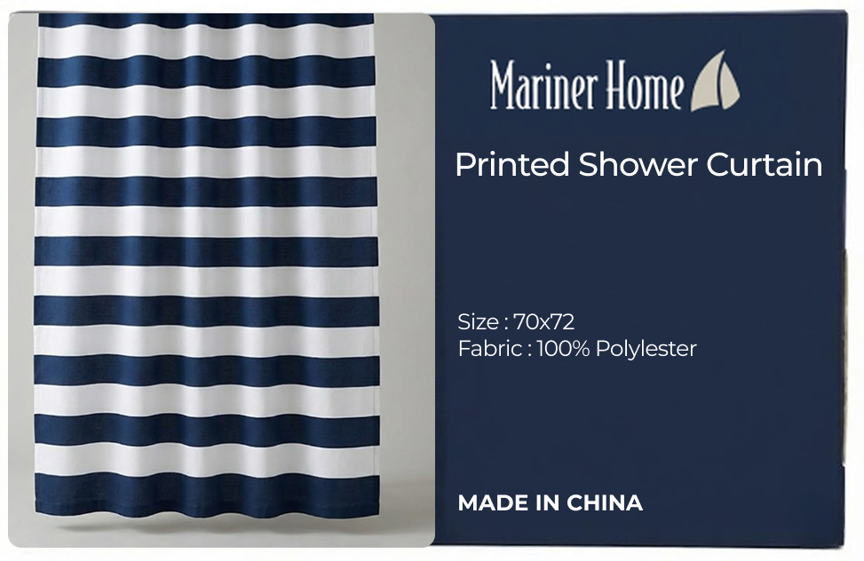 Printed Shower Curtain