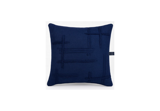 BRAIDED CORD APPLIQUE DEC CUSHION