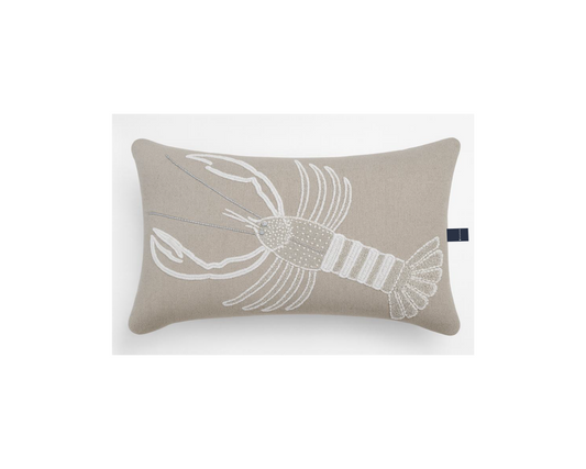 BEADED CRAB DESIGN DEC CUSHION