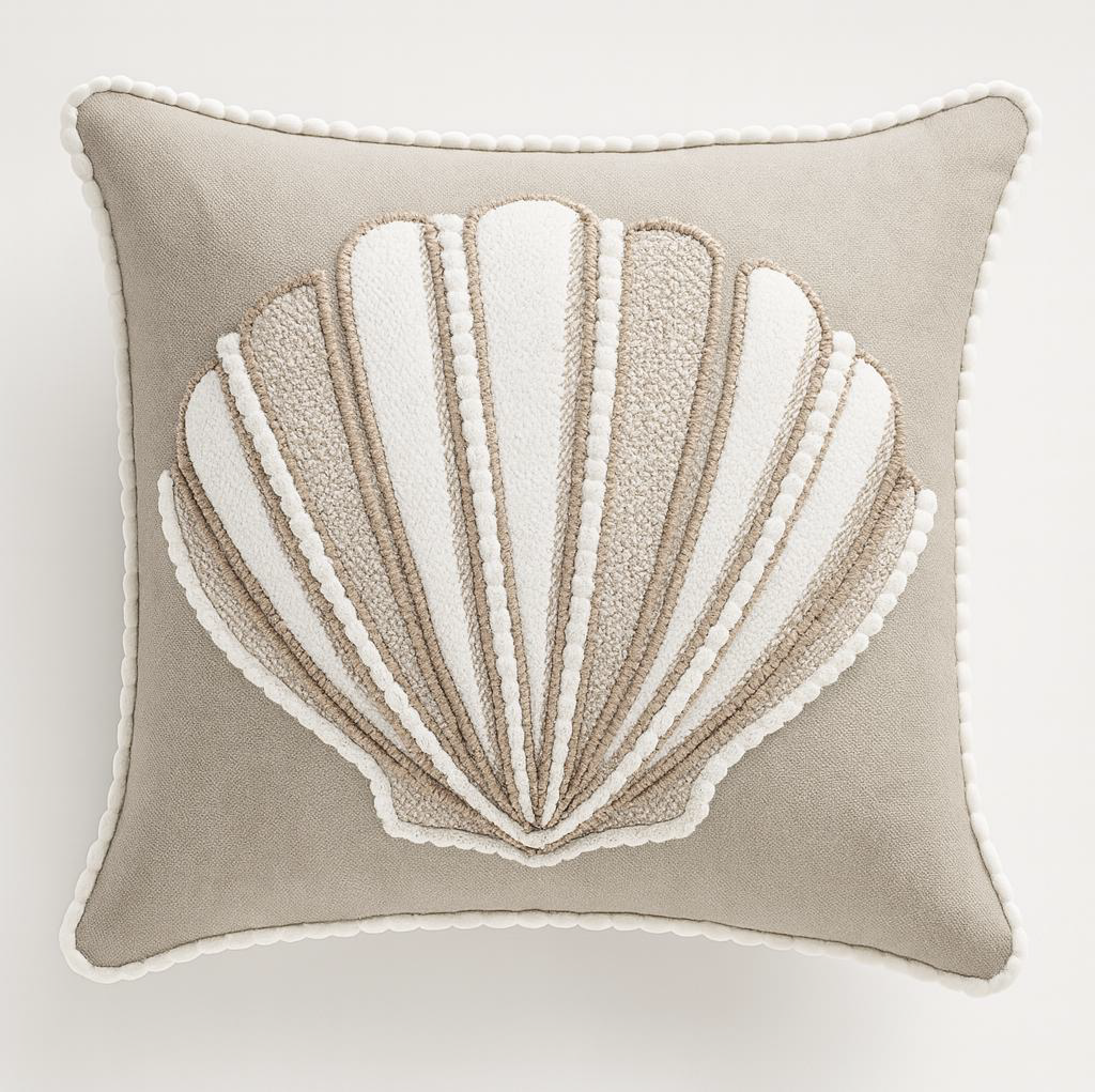GEOMETRIC CORD EMBROIDERY DEC CUSHION