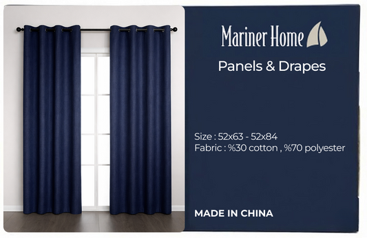MH FAUX LINEN LINED PANEL