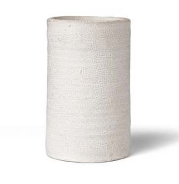 TEXTURED CLAY CYLINDER VASE