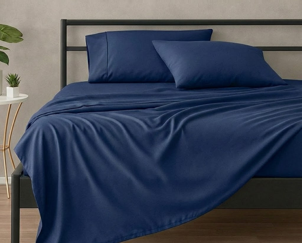 Townhouse Microfiber Easy Care Printed Sheet Set 125Gsm