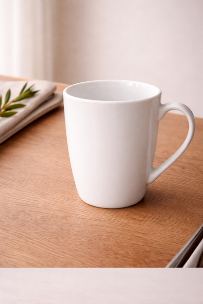 PALM LANE PORCELAIN CLASSIC BORDER MUG 10.5OZ