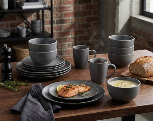 16-Piece Dinnerware Set - Matte