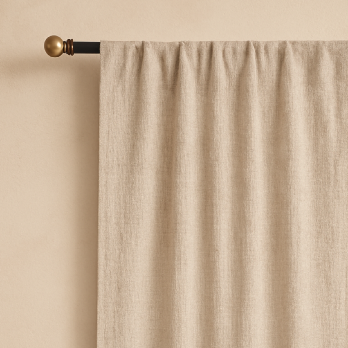 Marseille Performance Linen Blend Blackout Window Panel w/ 2 Hanging Options