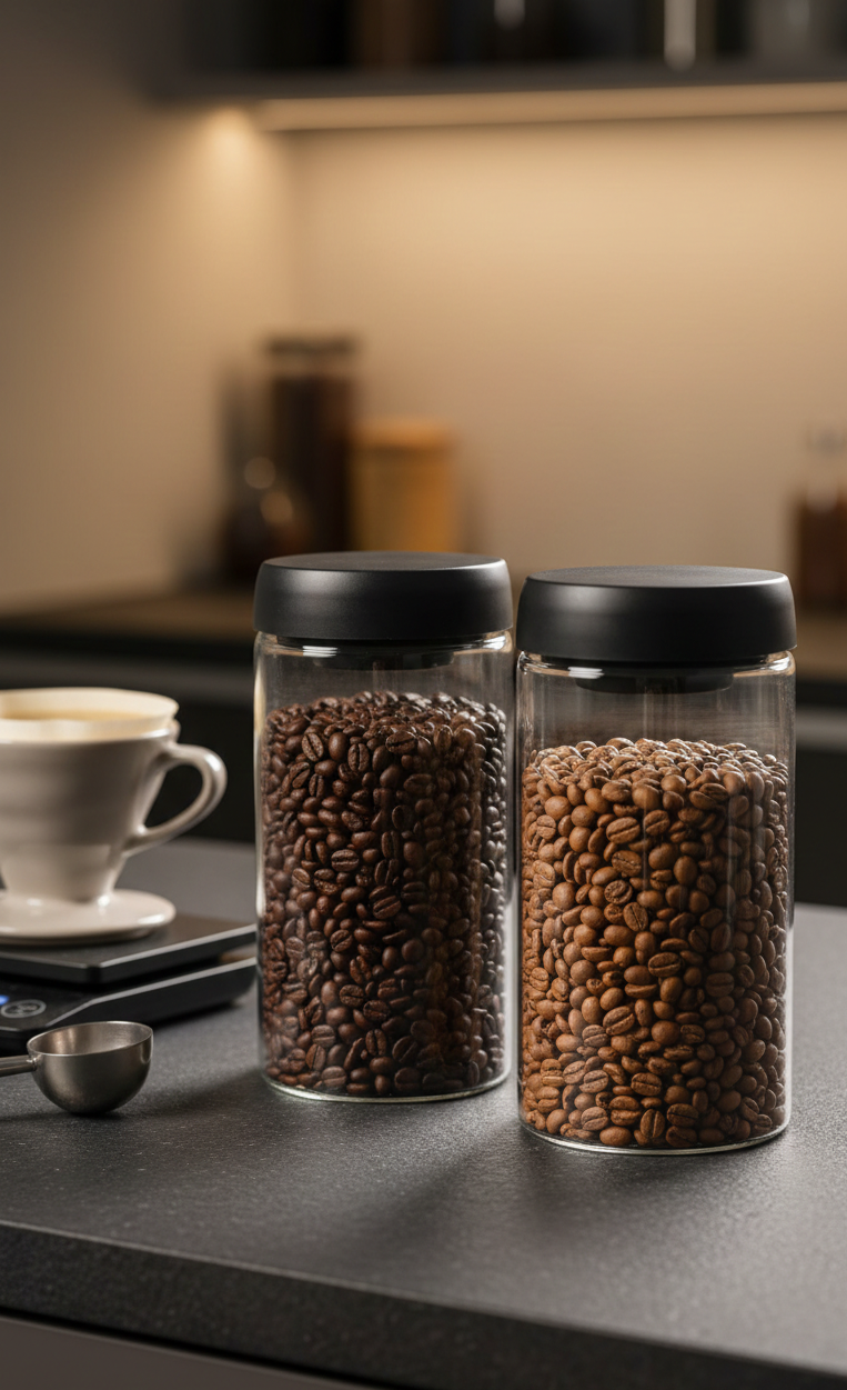 2 PC VACUUM GLASS JAR 1200ML