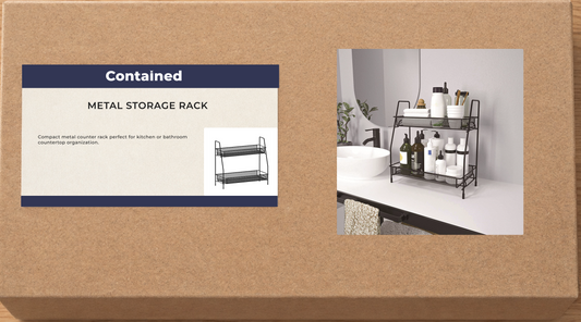 2 TIER MESH METAL COUNTER STORAGE  RACK
