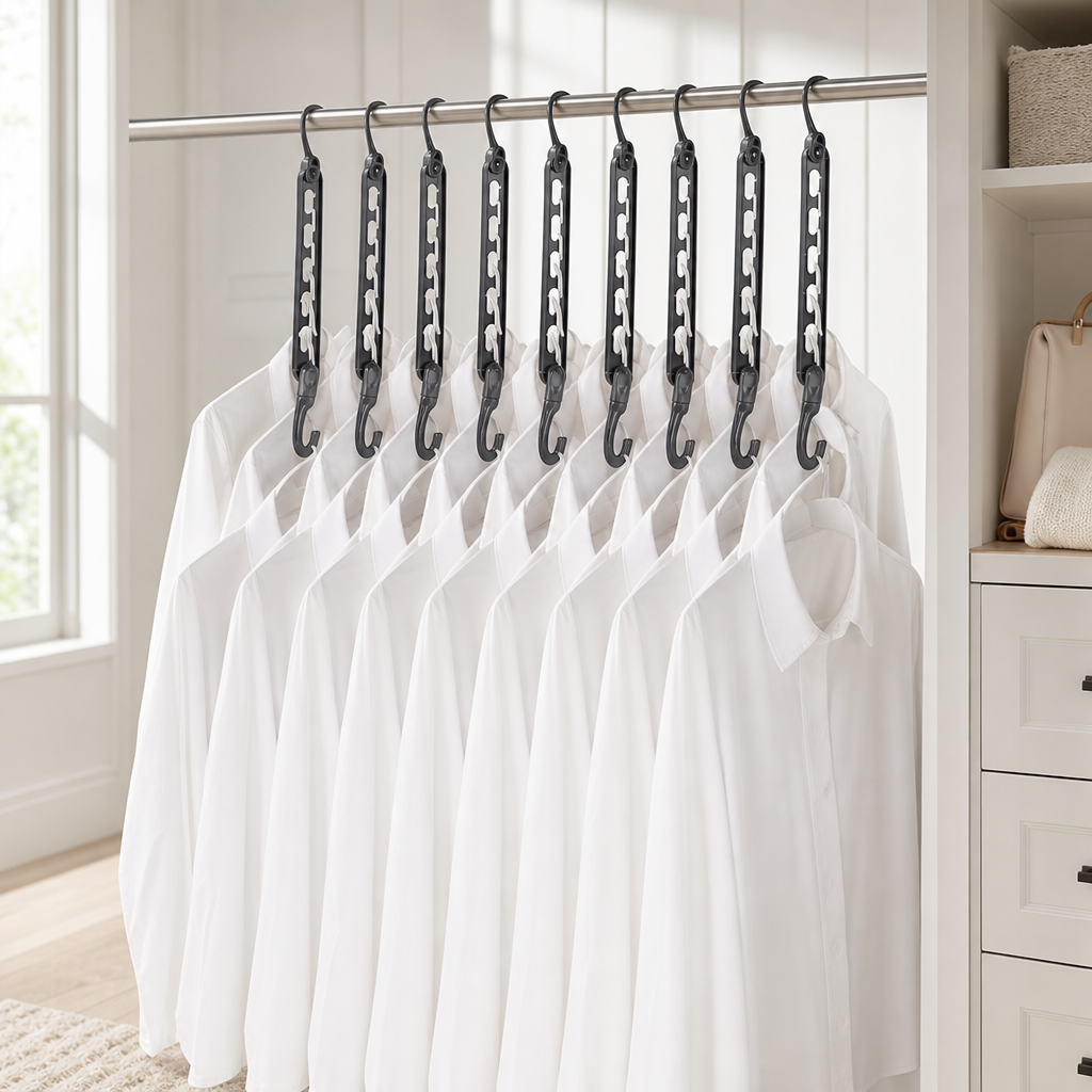 HangMaster Max 10-Pack Closet Hanger - Lifestyle