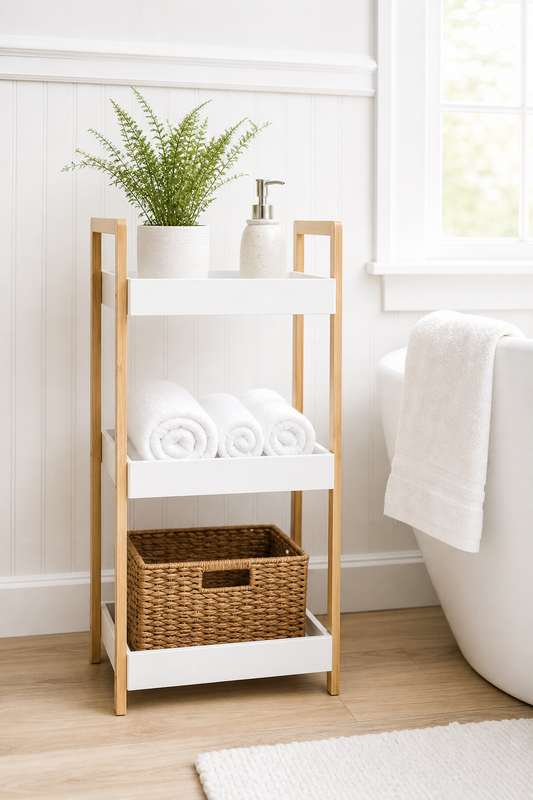 Contained 3 Layer Oblong Shelf - Lifestyle