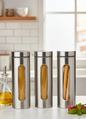 3 PC 307 STAINLESS STEEL FOOD CONTAINER 1800ML
