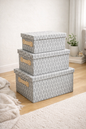 NON WOVEN FOLDABLE 3 PIECE BOX SET