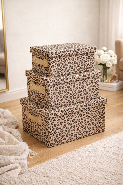 NON WOVEN FOLDABLE 3 PIECE BOX SET