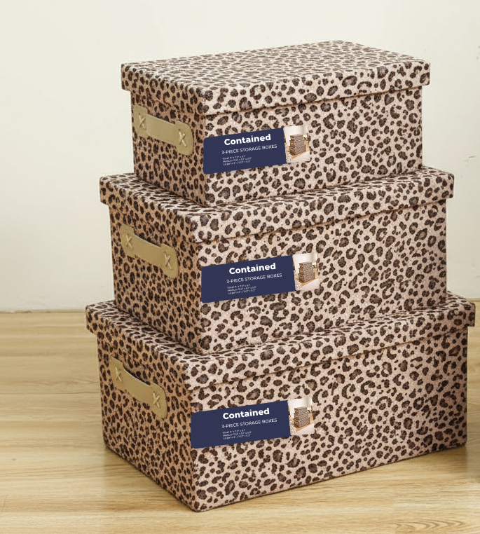 NON WOVEN FOLDABLE 3 PIECE BOX SET