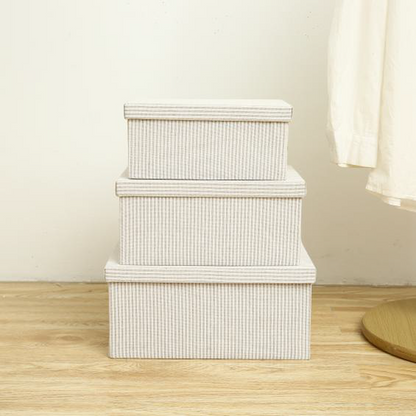 NON WOVEN FOLDABLE 3 PIECE BOX SET