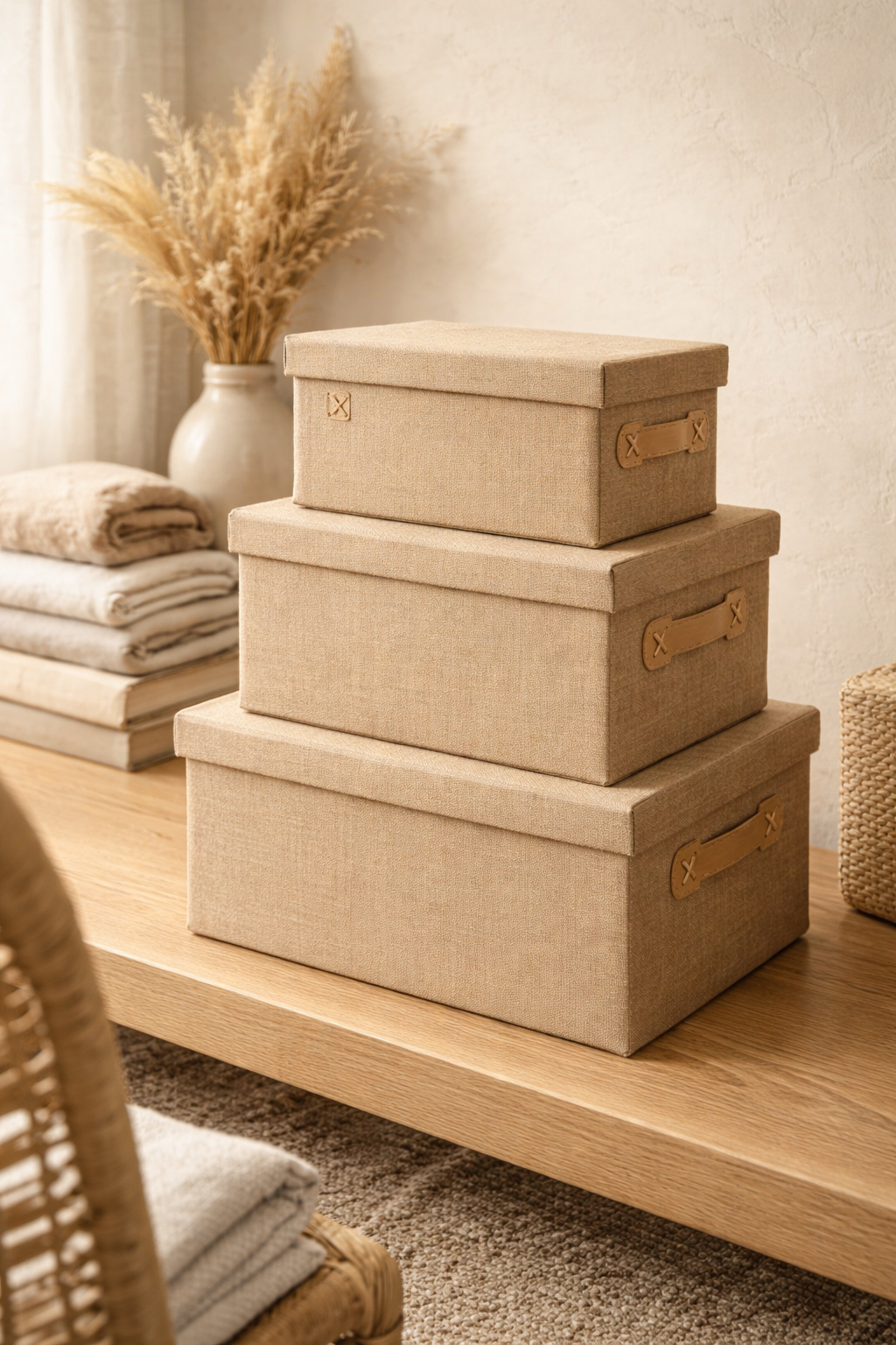 NON WOVEN FOLDABLE 3 PIECE BOX SET