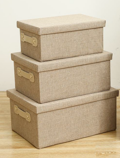 NON WOVEN FOLDABLE 3 PIECE BOX SET