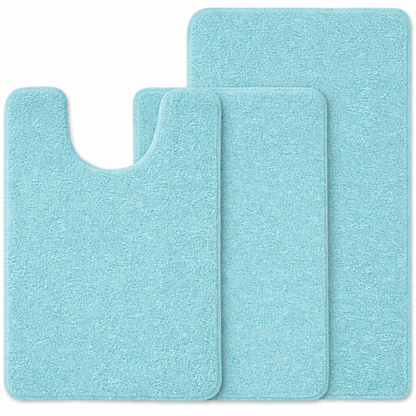 3-piece Bathmat Set (Bathmat 16x24, Bathmat 24x40, Contour 21.2x23.6)