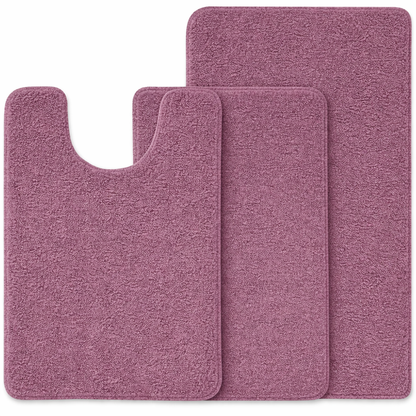 3-piece Bathmat Set (Bathmat 16x24, Bathmat 24x40, Contour 21.2x23.6)