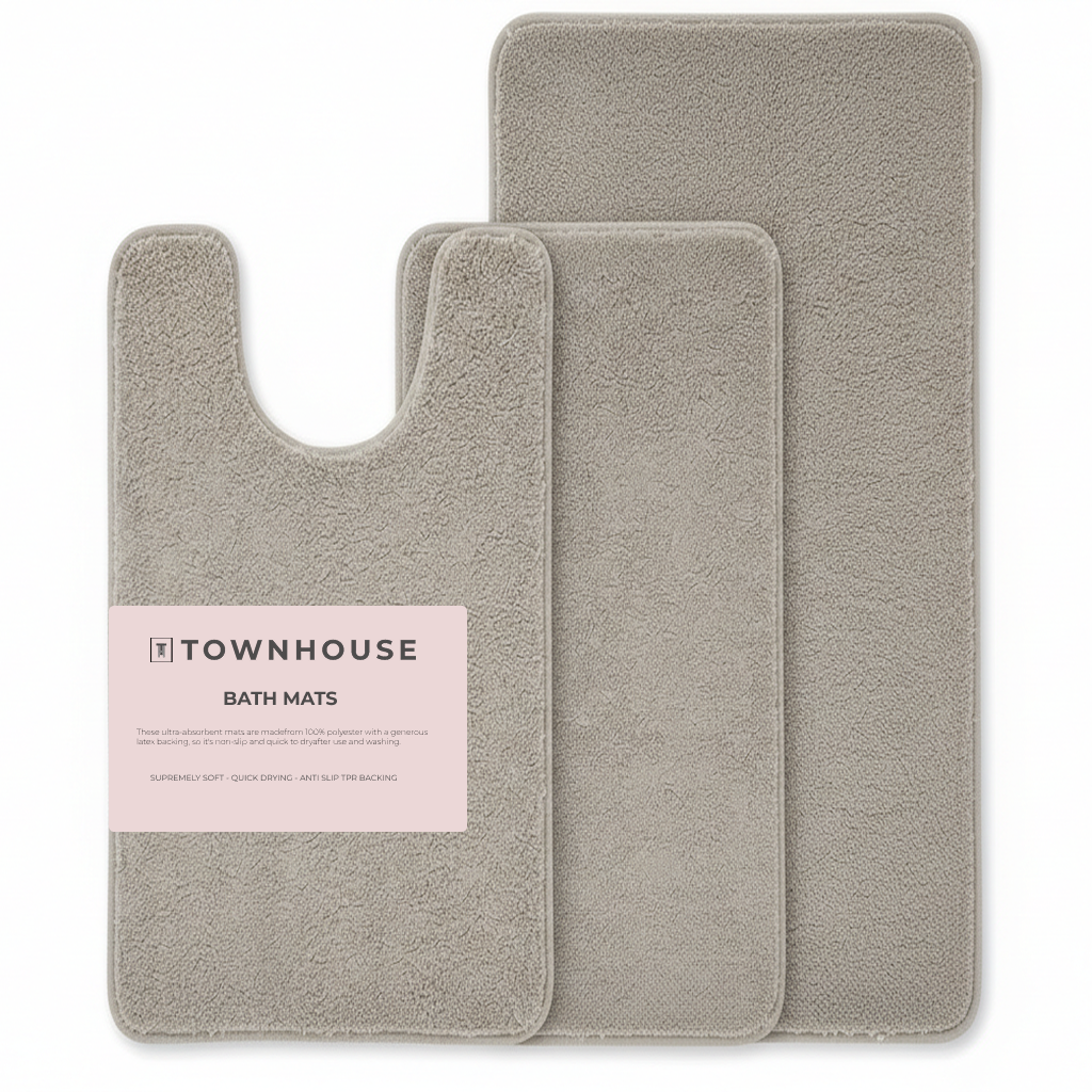3-piece Bathmat Set (Bathmat 16x24, Bathmat 24x40, Contour 21.2x23.6)