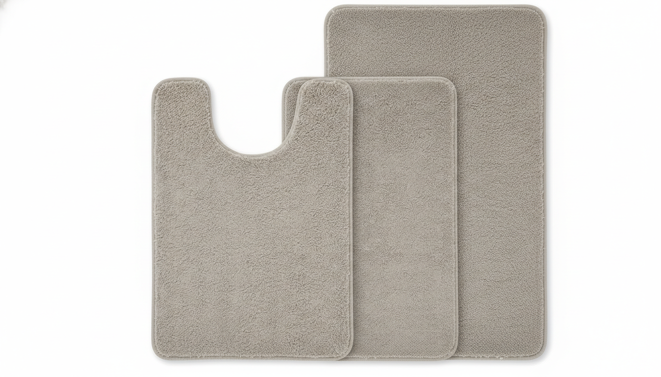 3-piece Bathmat Set (Bathmat 16x24, Bathmat 24x40, Contour 21.2x23.6)