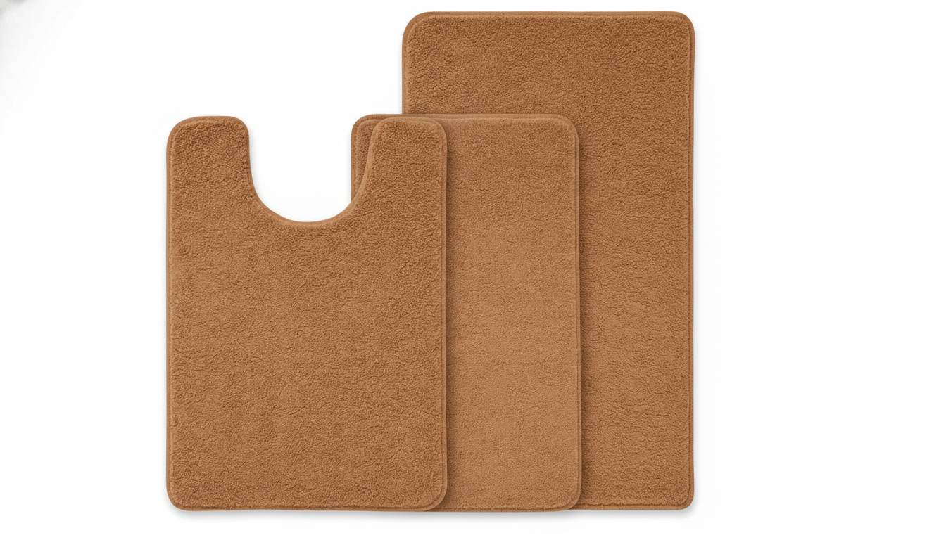 3-piece Bathmat Set (Bathmat 16x24, Bathmat 24x40, Contour 21.2x23.6)