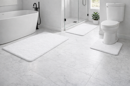 3-piece Bathmat Set (Bathmat 16x24, Bathmat 24x40, Contour 21.2x23.6)