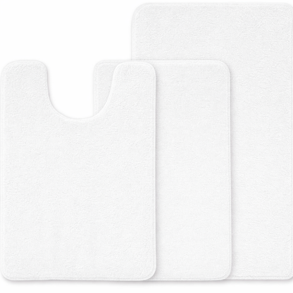 3-piece Bathmat Set (Bathmat 16x24, Bathmat 24x40, Contour 21.2x23.6)