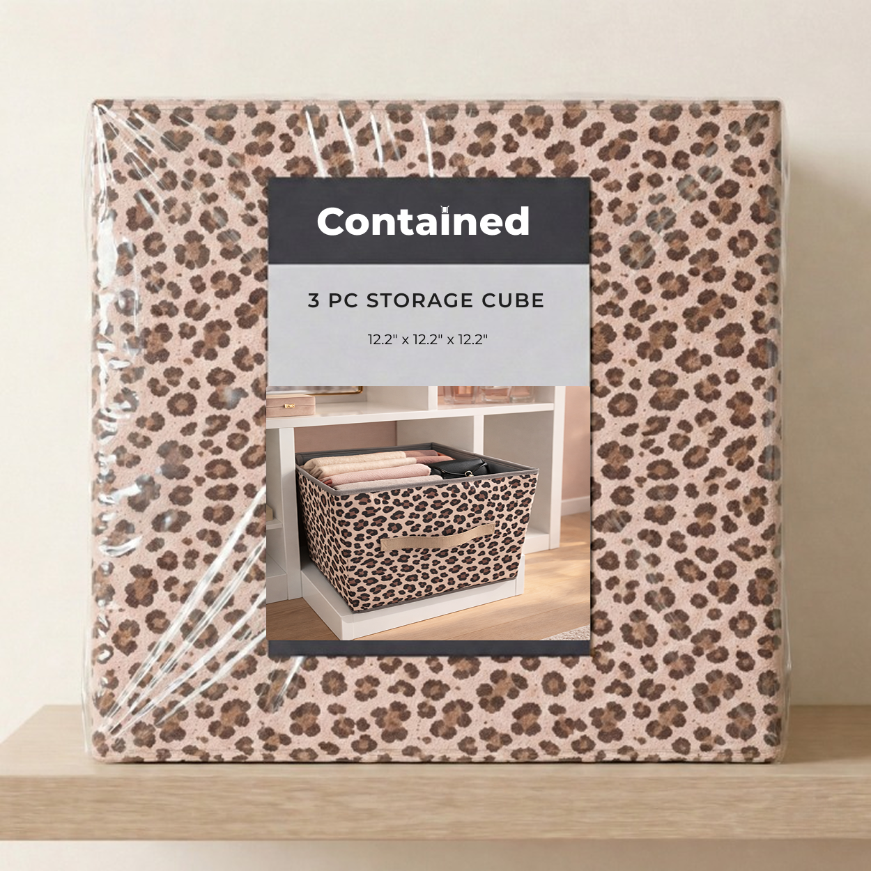 3 PC STORAGE CUBE