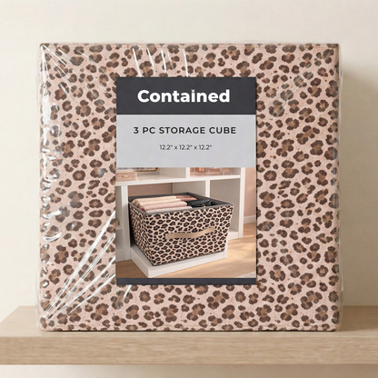 3 PC STORAGE CUBE