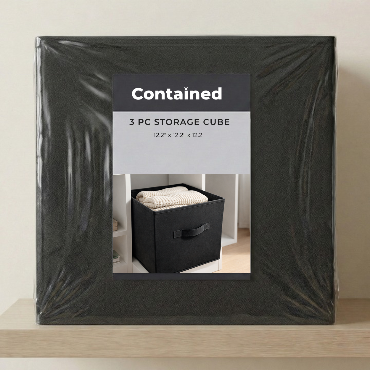 3 PC STORAGE CUBE