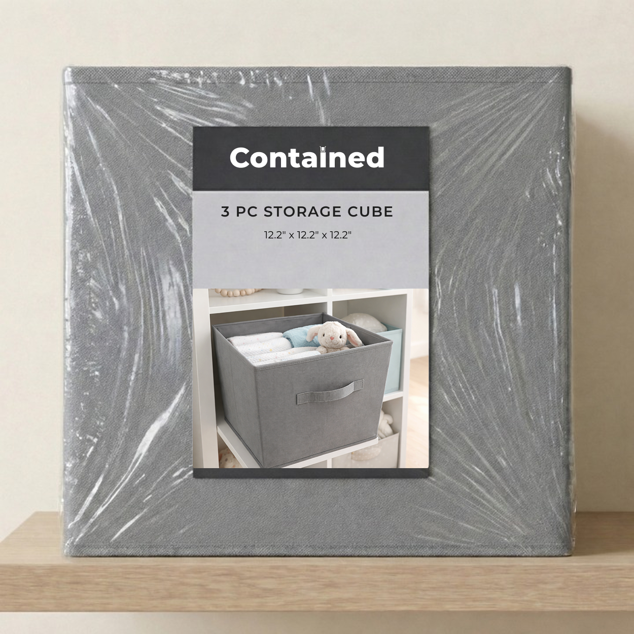 3 PC STORAGE CUBE