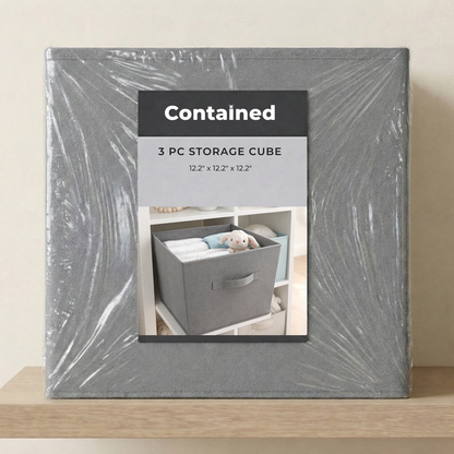 3 PC STORAGE CUBE