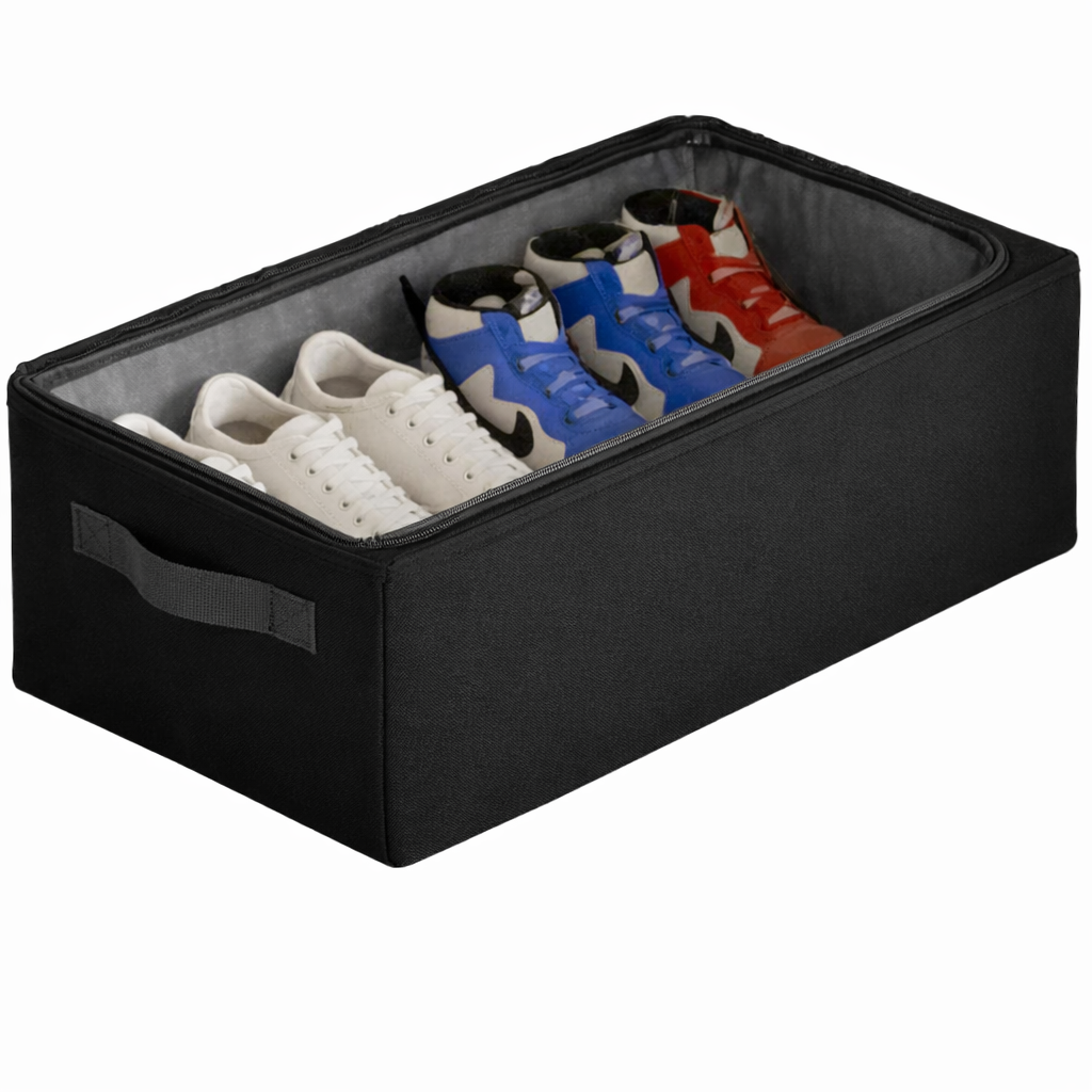 3 PC STORAGE TOTE WITH CLEAR ZIP TOP 15CM