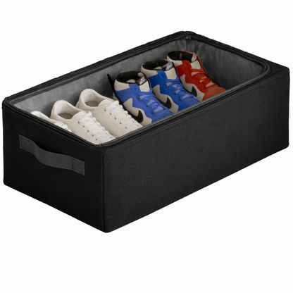 3 PC STORAGE TOTE WITH CLEAR ZIP TOP 15CM