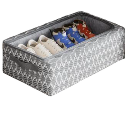 3 PC STORAGE TOTE WITH CLEAR ZIP TOP 15CM