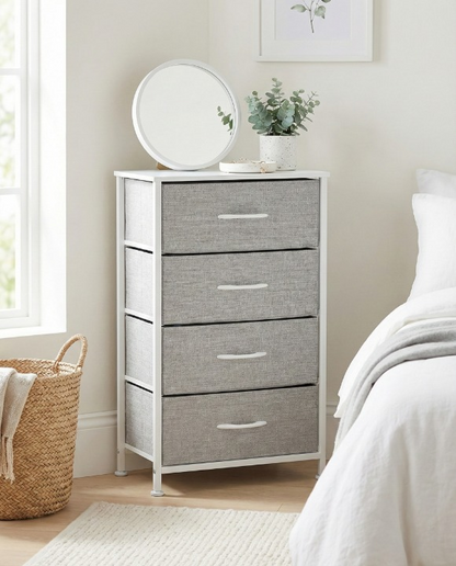 4 DRAWER METAL FRAME CABINET