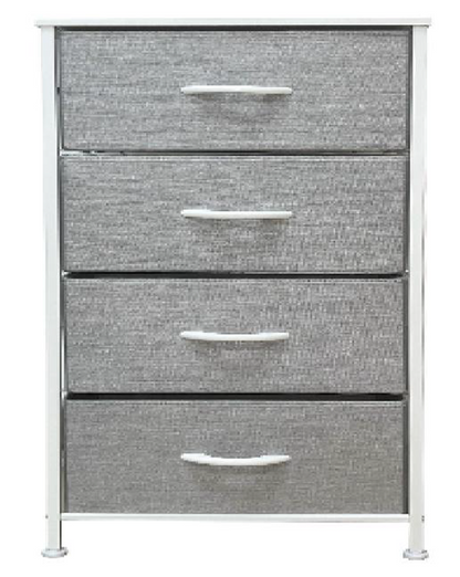 4 DRAWER METAL FRAME CABINET