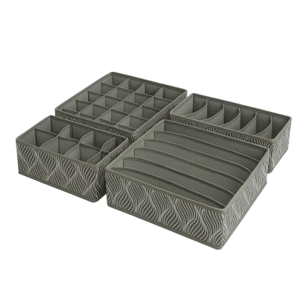4-Piece Drawer Organizer Set