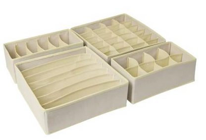 4-Piece Drawer Organizer Set