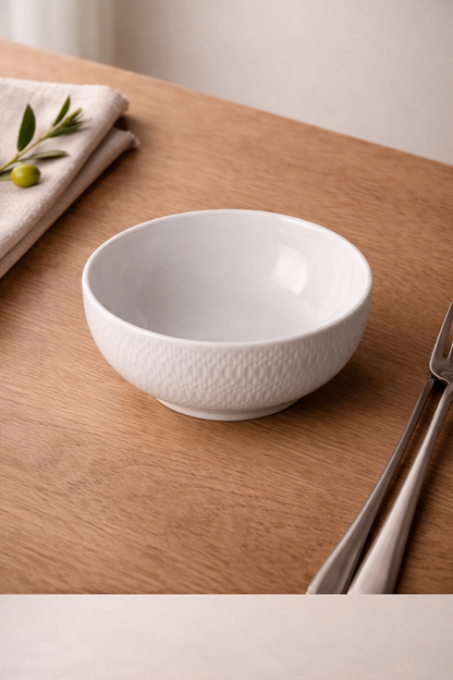 PALM LANE PORCELAIN TEXTURE BORDER 6IN SOUP BOWL