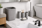 6pc Bathroom Bin & Accessories Set (PP)