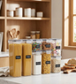 8-PIECE FASTEN TOP FOOD CONTAINER  SET