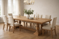 8 SEATER ENGLISH TRESTLE TABLE - 8FT X 3.5FT