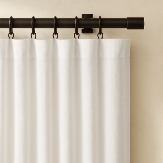 Marseille Performance Linen Blend Blackout Window Panel w/ 2 Hanging Options