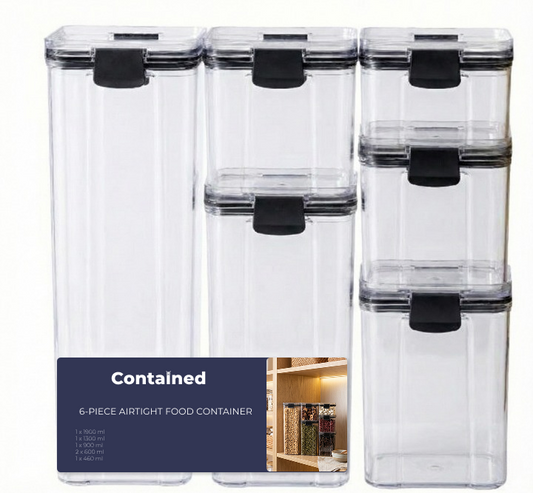 AIRTIGHT 6 PC SET FOOD CONTAINER
